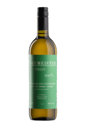 Verjus BIO Saft aus grünen Trauben